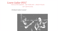 Desktop Screenshot of learnguitarpdx.com