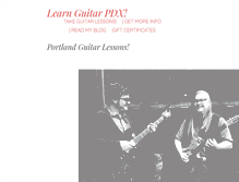 Tablet Screenshot of learnguitarpdx.com